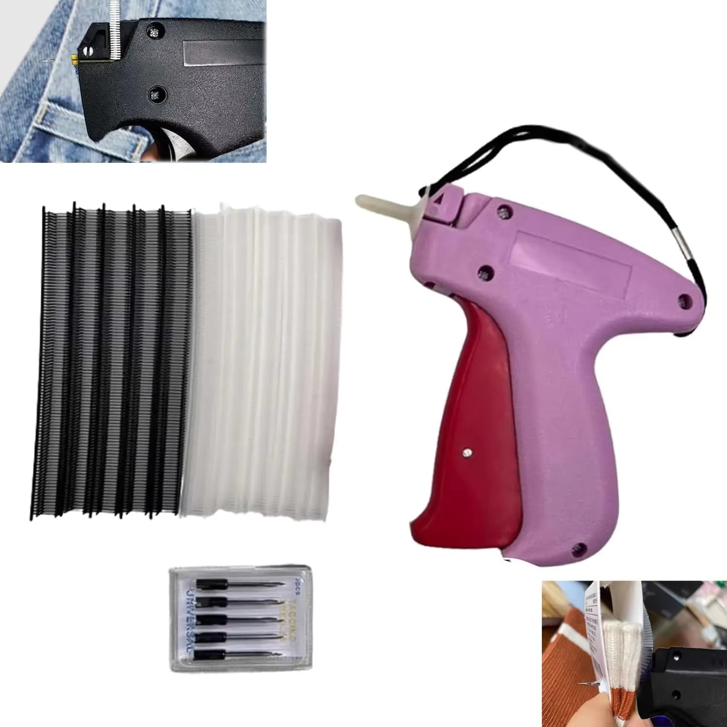 Clothing Fixer Micro Stitch Gun Fine Stitch Tagging Gun For Clothing Mini Stitch Gun Sewing Quilting Hemming Quick Stitch Gun