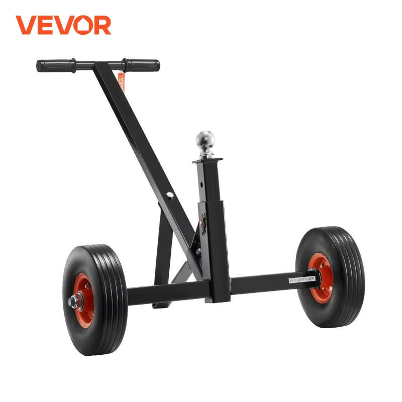 VEVOR Adjustable Trailer Dolly 600/1500lbs Tongue Weight Capacity Carbon Steel Trailer Mover Ideal for Moving Car Boat Trailer