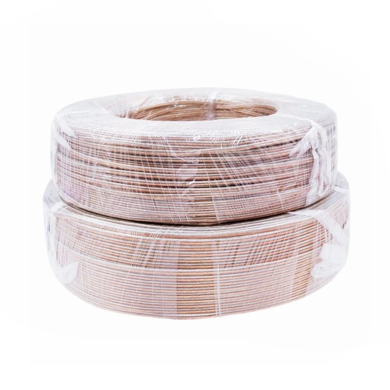 1/5/50M Electrical Wire 2 Pins Transparent Cable 30AWG - 16AWG UL2468 PVC Speakers Audio Headphone LED Strip Lamp Extension Cord