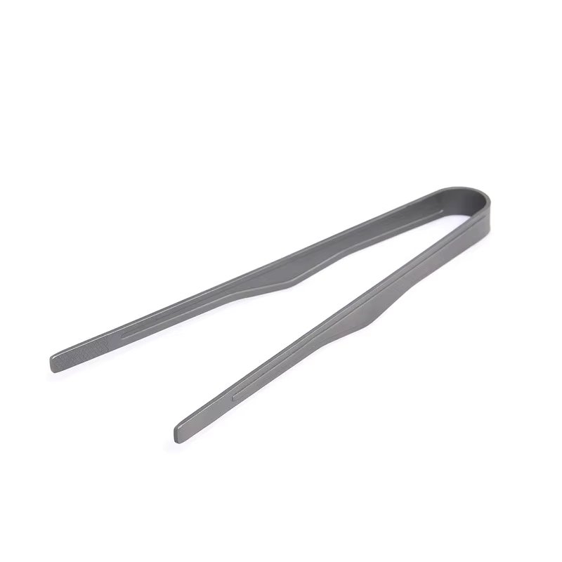 Camping Titanium Tea Cup Clip Outdoor Ultralight Steak Lid Barbecue Antiscalding Tea Tweezer Tableware Toast Tongs