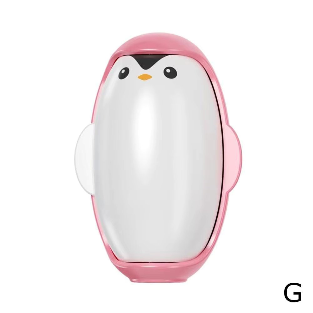 1/2PCS Clothes Lint Remover Reusable Penguin Hair Sticker Household Portable Sticky Washable Mini Roller Brush