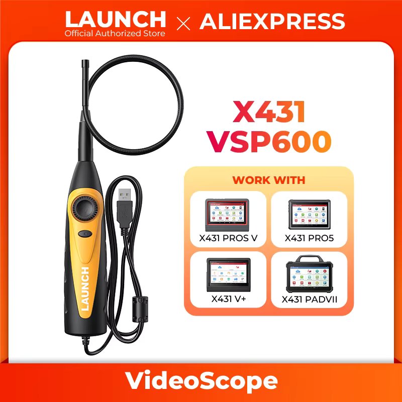 LAUNCH X431 VSP-600 VSP600 OBD2 Scanner Video Scope Camera Digital Inspection Camera work with  X431 V X431 V+ X431 Pro3S+