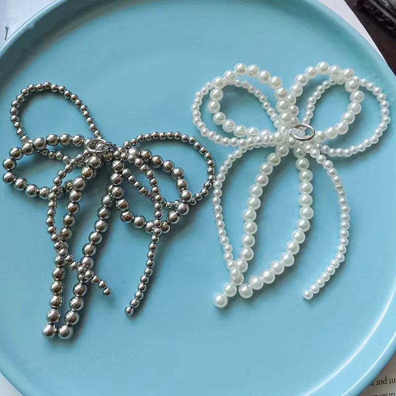 All-match Shoelaces Clips Buckle Decoration Tassel Bowknot Pearl Shoe Charms Pendant For Girls Casual Shoes Sneakers Accessories