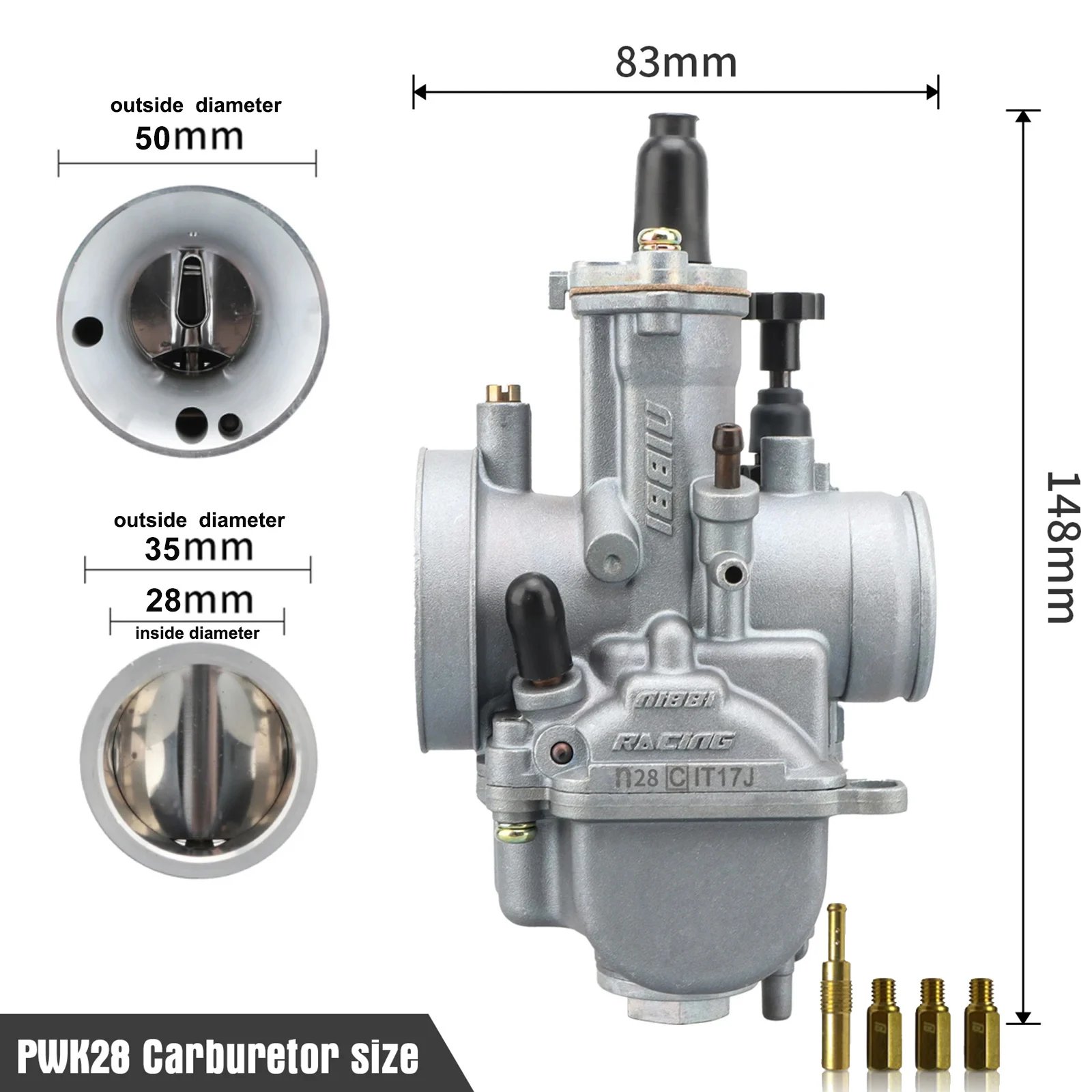 PWK28MM Silvery