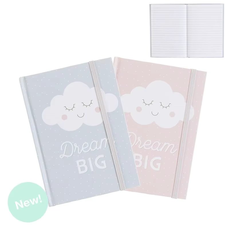 Stationery notepad moleskin child cloud 10x14cm Pack 2 PCs 963444