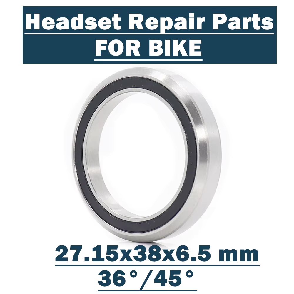MH-P09K Bearing 27.15*38*6.5 mm 36/45 Degree ( 1 PC ) Balls Bicycle 1 Inch Headset Repair Parts Ball Bearings 27.15 38 6.5