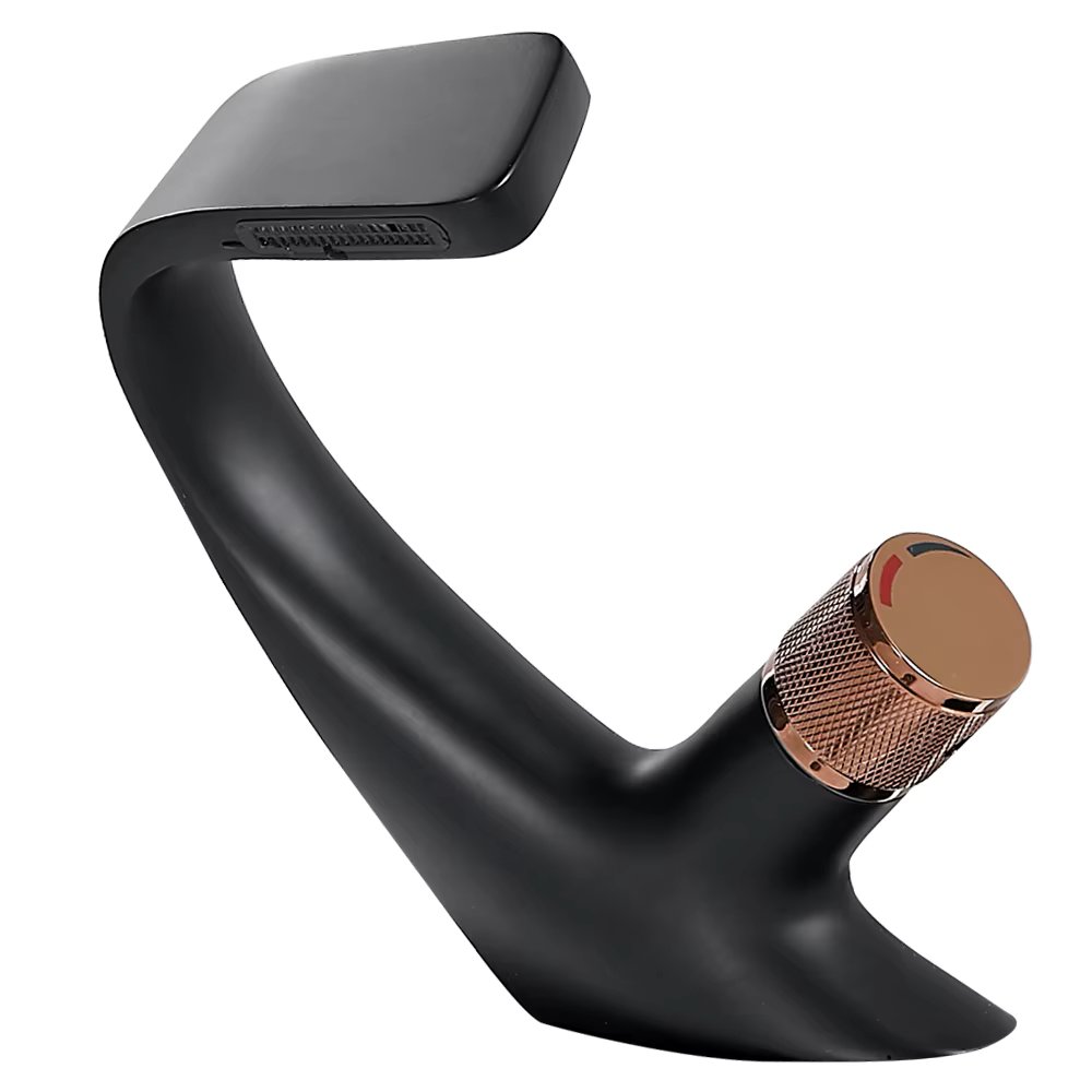 Basin Faucets Black Brass Faucet Bathroom With Single Handle Vintage Deck Mount Torneiras Hot Cold Bath Mixer Water Tap 855818