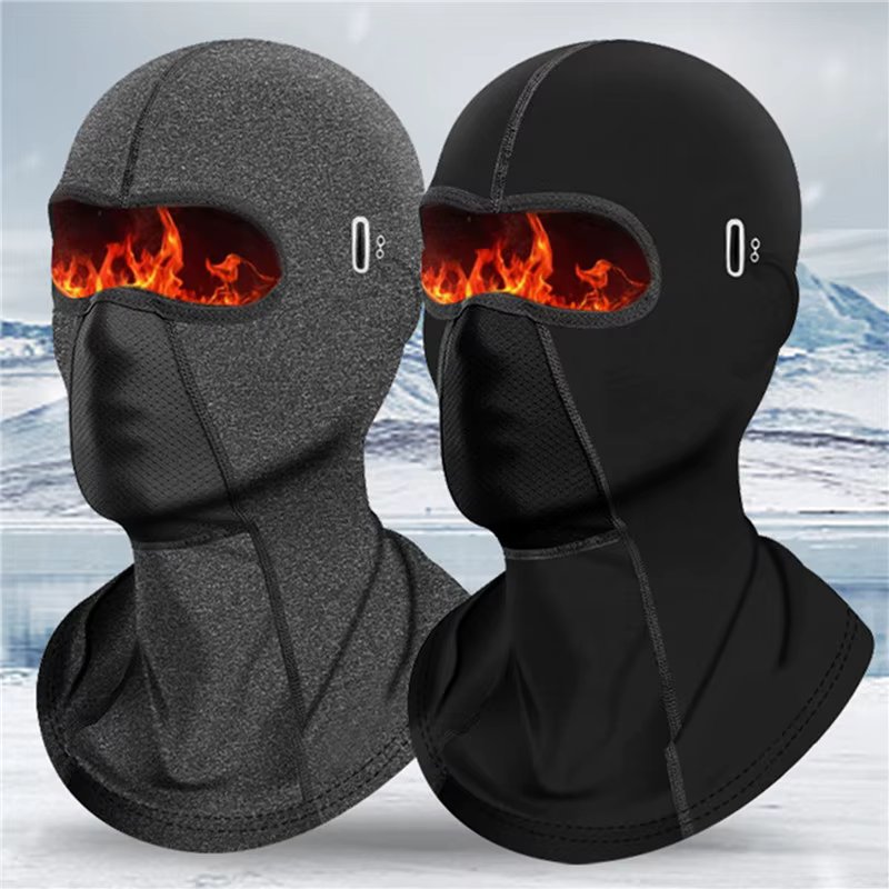 Winter Fleece Full Face Cover Balaclava Hat CS Winter Ski Cycling Hat Scarf Hood Outdoor Sports Warm Face Masks