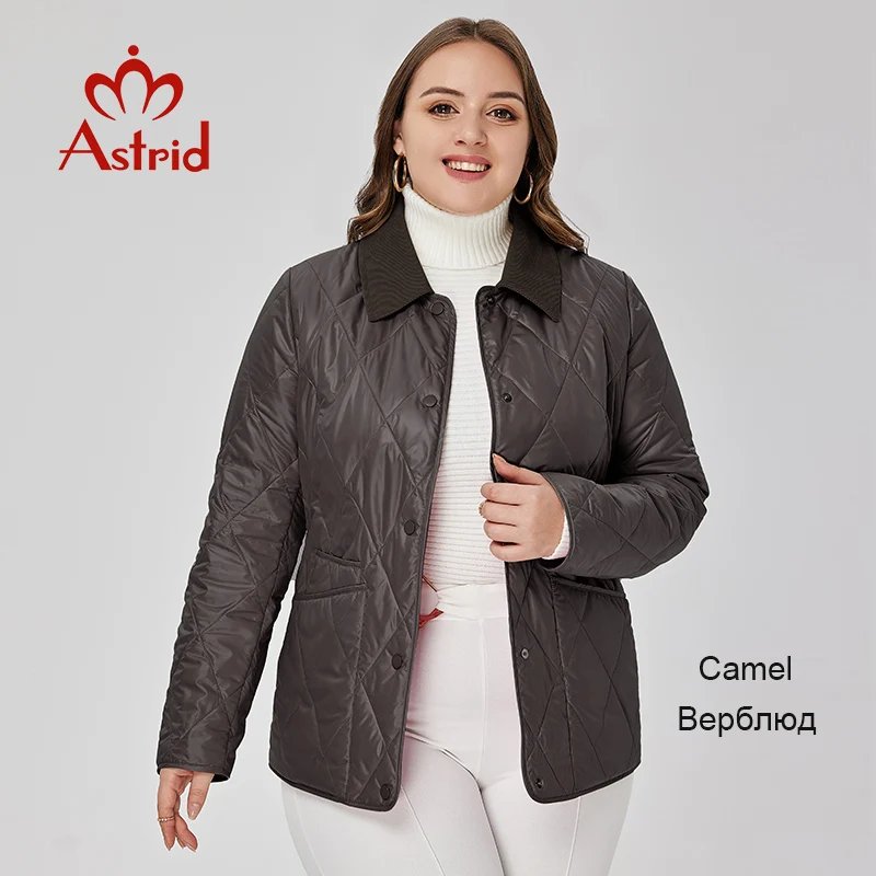 Astrid Women's Spring Jacket 2023 Padded Coat Women Parkas Quilted Fashion Stitching Female Clothing New In Outerwears Plus Size