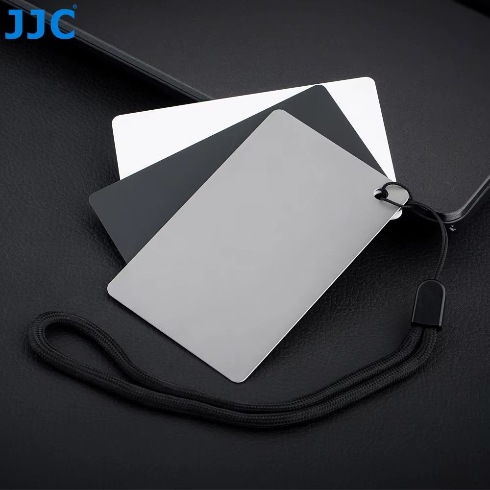 JJC White Balance Card 18% Neutral Grey Card Photography Color Correction Checker Camera Accessory for Canon Nikon Pentax