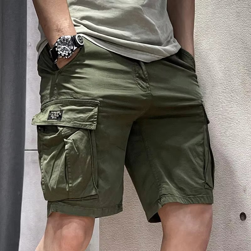 Men's Cargo Shorts Half Combat Male Bermuda Short Pants Solid Comfortable Front Pocket Big and Tall Harajuku Loose Designer Y2k