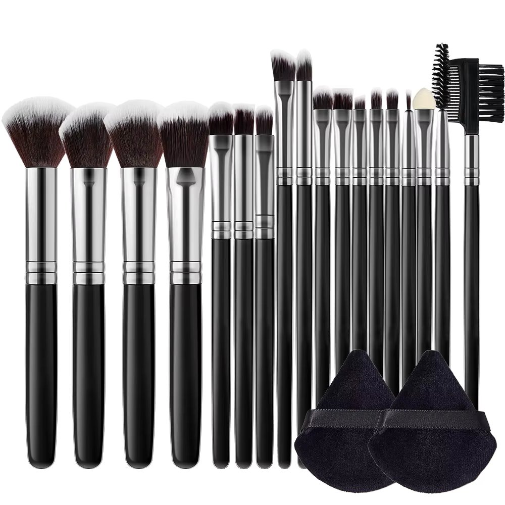 Silver Black-18PCS
