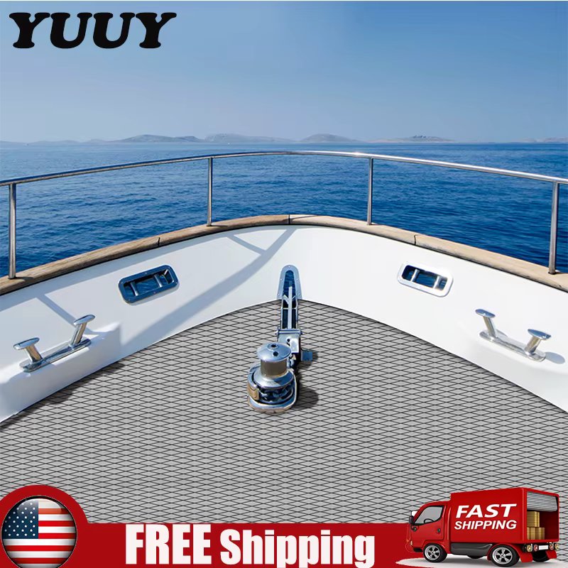 EVA Foam Deluxe Marine Boat Decking, Yacht Mats, Faux Teak Flooring Mat, 94 "x 35"