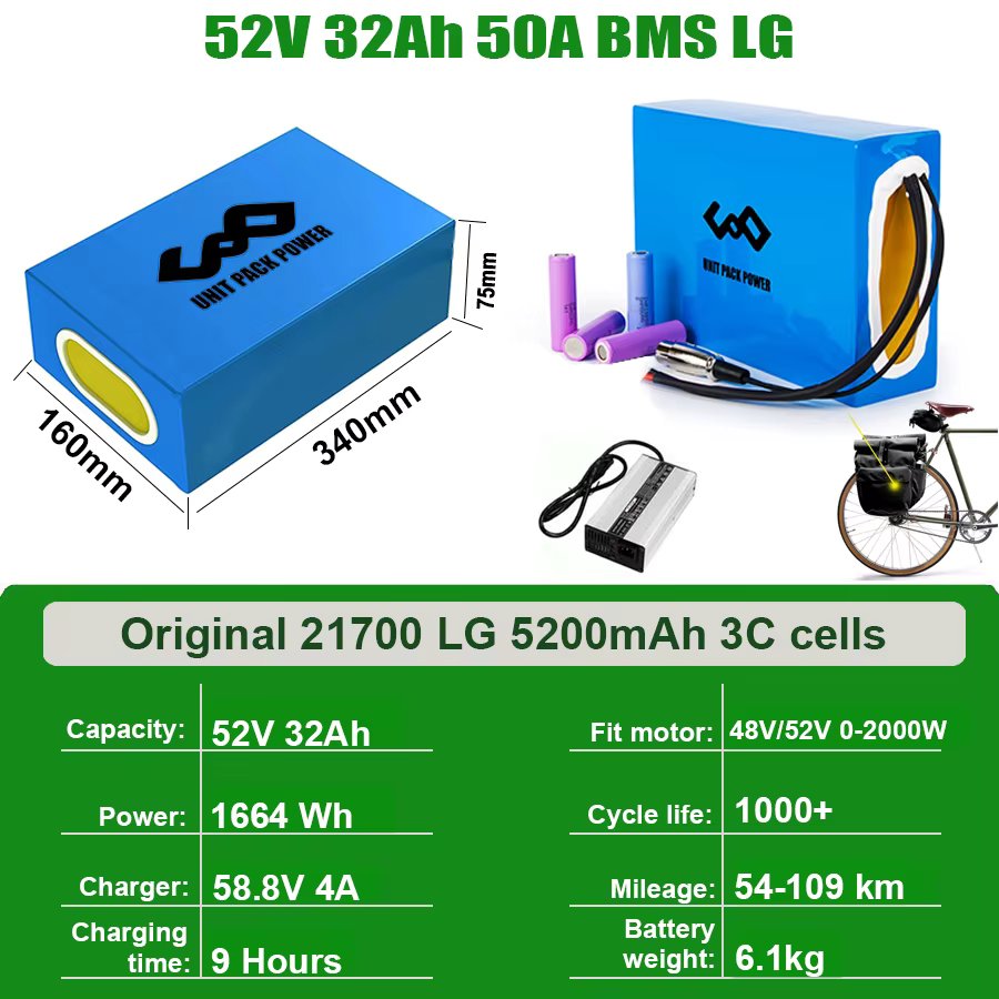 52V32Ah LG 0-2000W