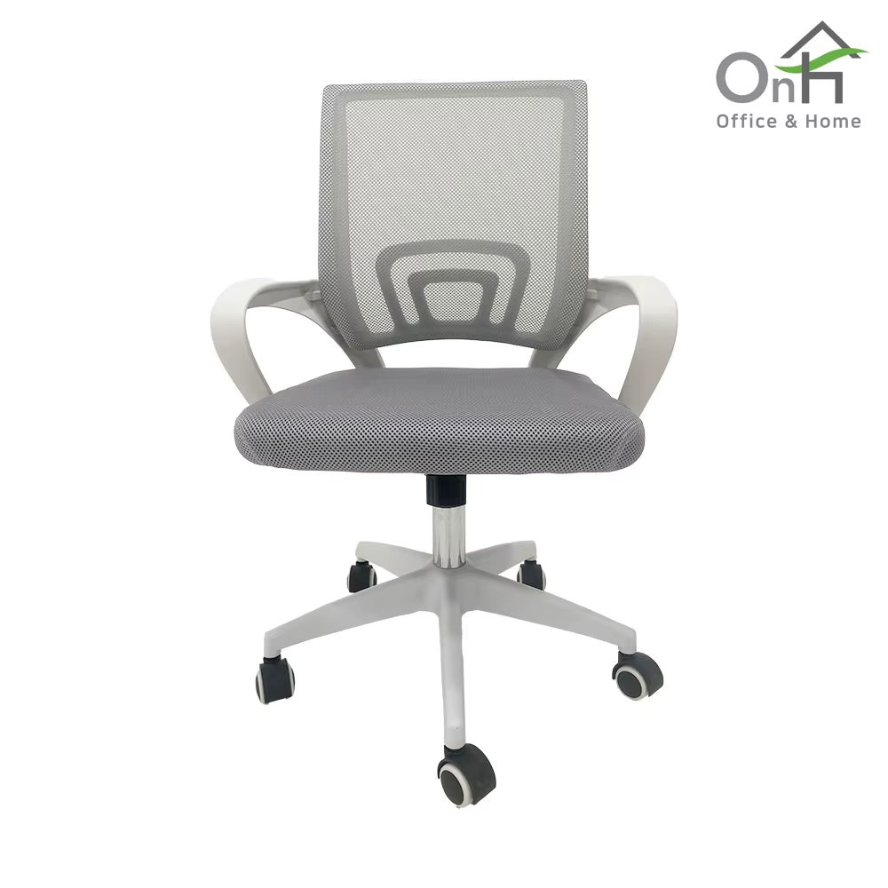 Click Mesh White Green Office Student chair
