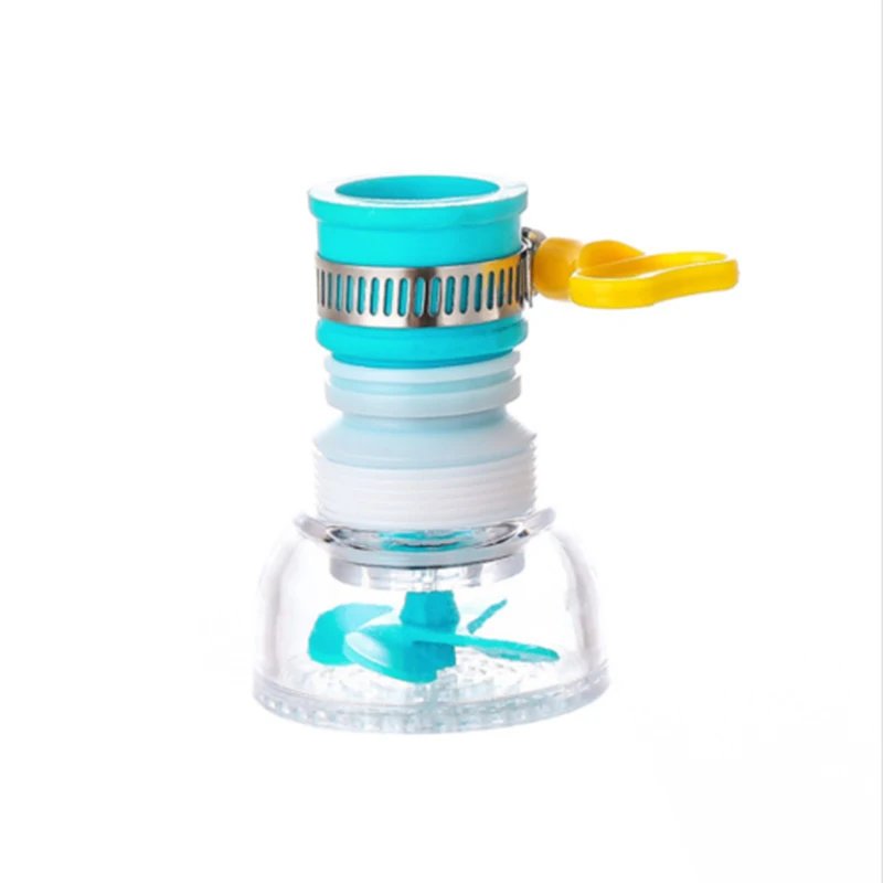 360°Rotating Faucet Booster Shower Kitchen Sink Faucet Extender Water Filter Tap Head Nozzle Activated Carbon Water Purifier