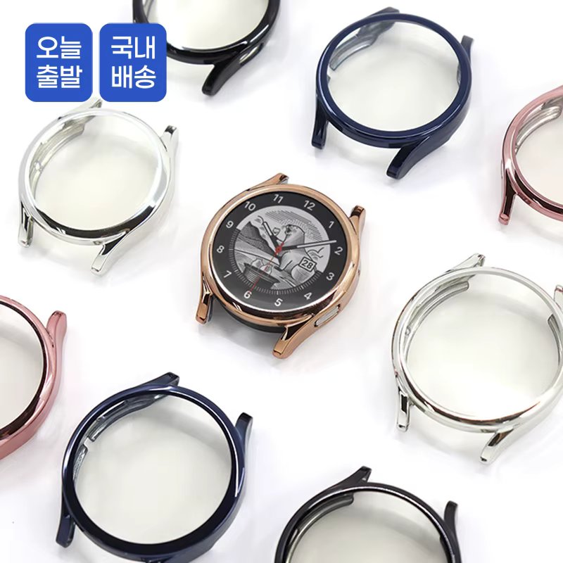 Story Link Galaxy Watch 5 4 Full Cover Case Samsung Galaxy Watch creen Protector TPU All-Round Bumper Protective Cover Case protective cover ojm