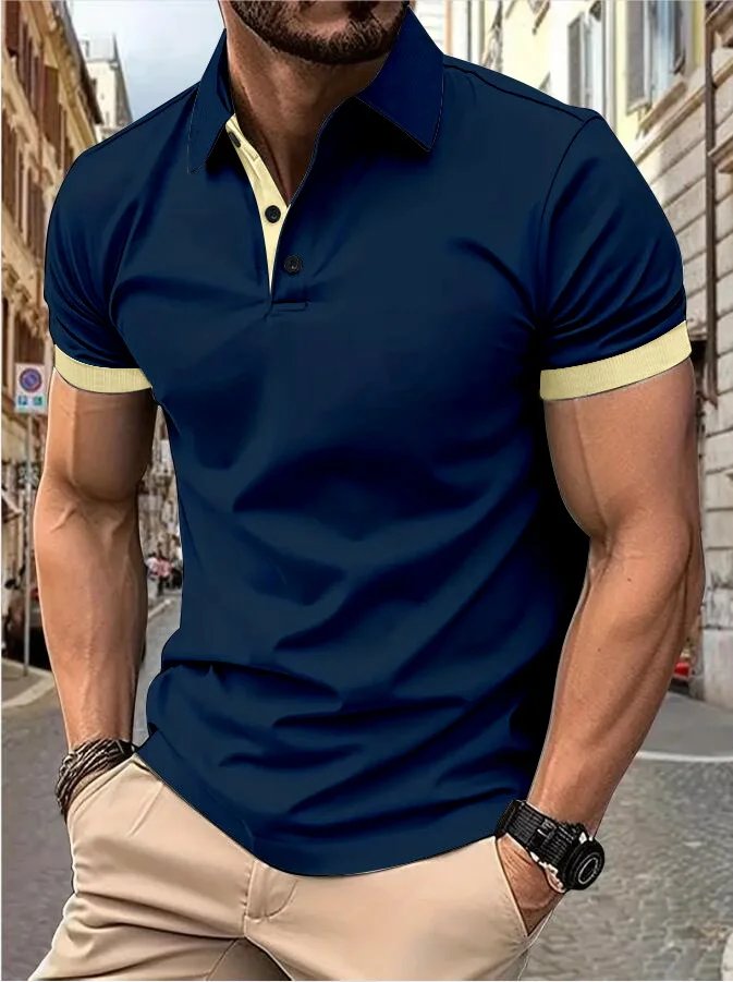 Navy blue yellow