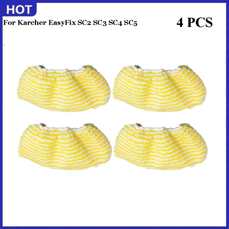 Microfibre Steam Mop Cloth For Karcher EasyFix SC2 SC3 SC4 SC5 Vacuum Cleaner Glass Scraper Head Brush Nylon Brush Accessories