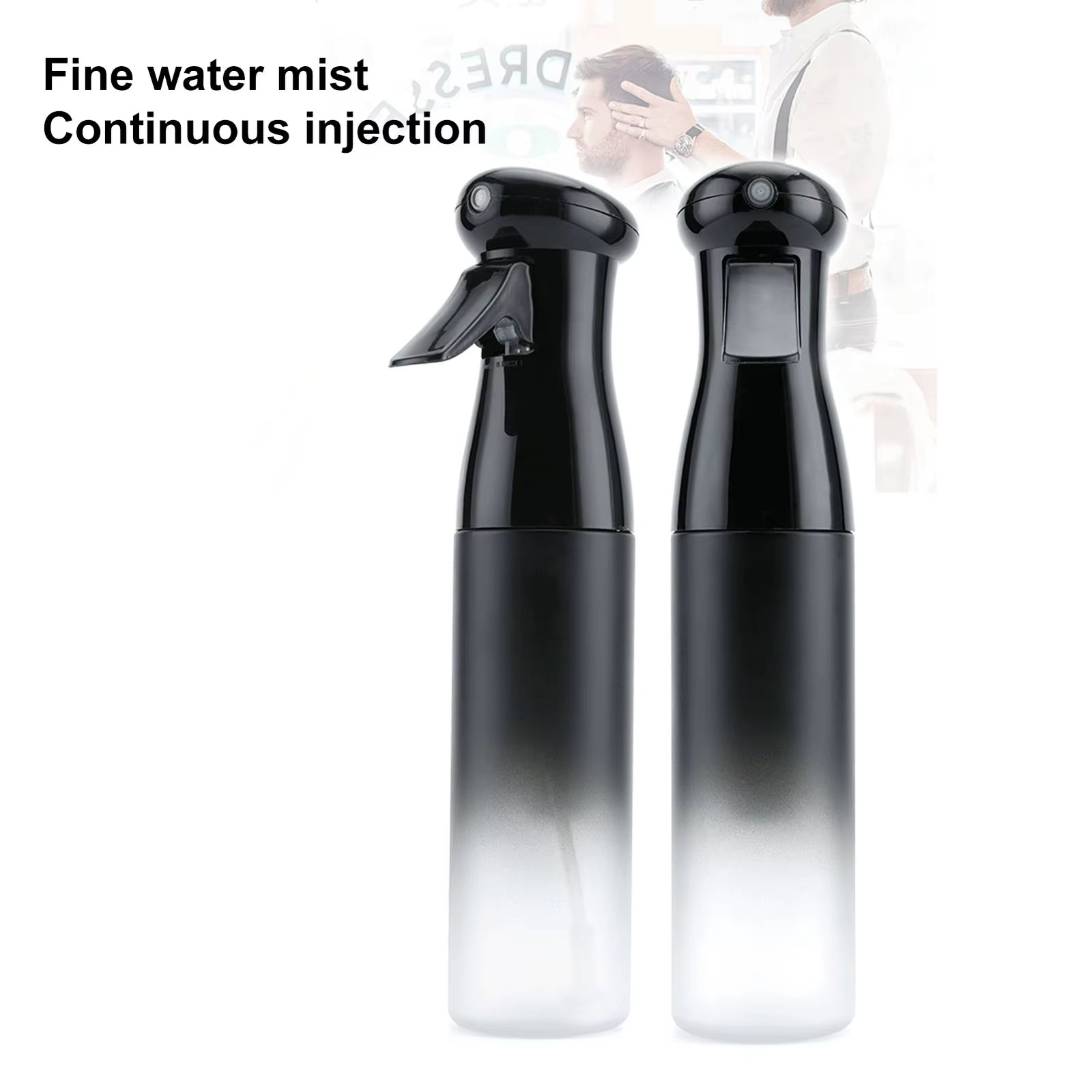 300ml Hair Spray Bottle Hair Dye Continuous Disinfection Atomizer Mist Pressure delicate For Hair Styling Plants Cleaning