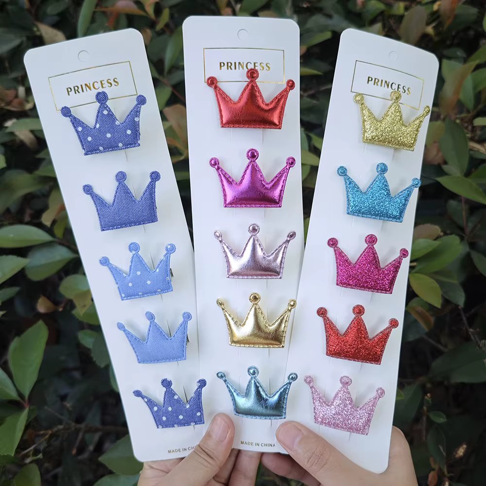 10 Pieces Dog Hair Clips Cute Candy Color Pet Hairpin 10 Different Styles Crown Barrettes For Small Dogs Puppy Hair Accessories