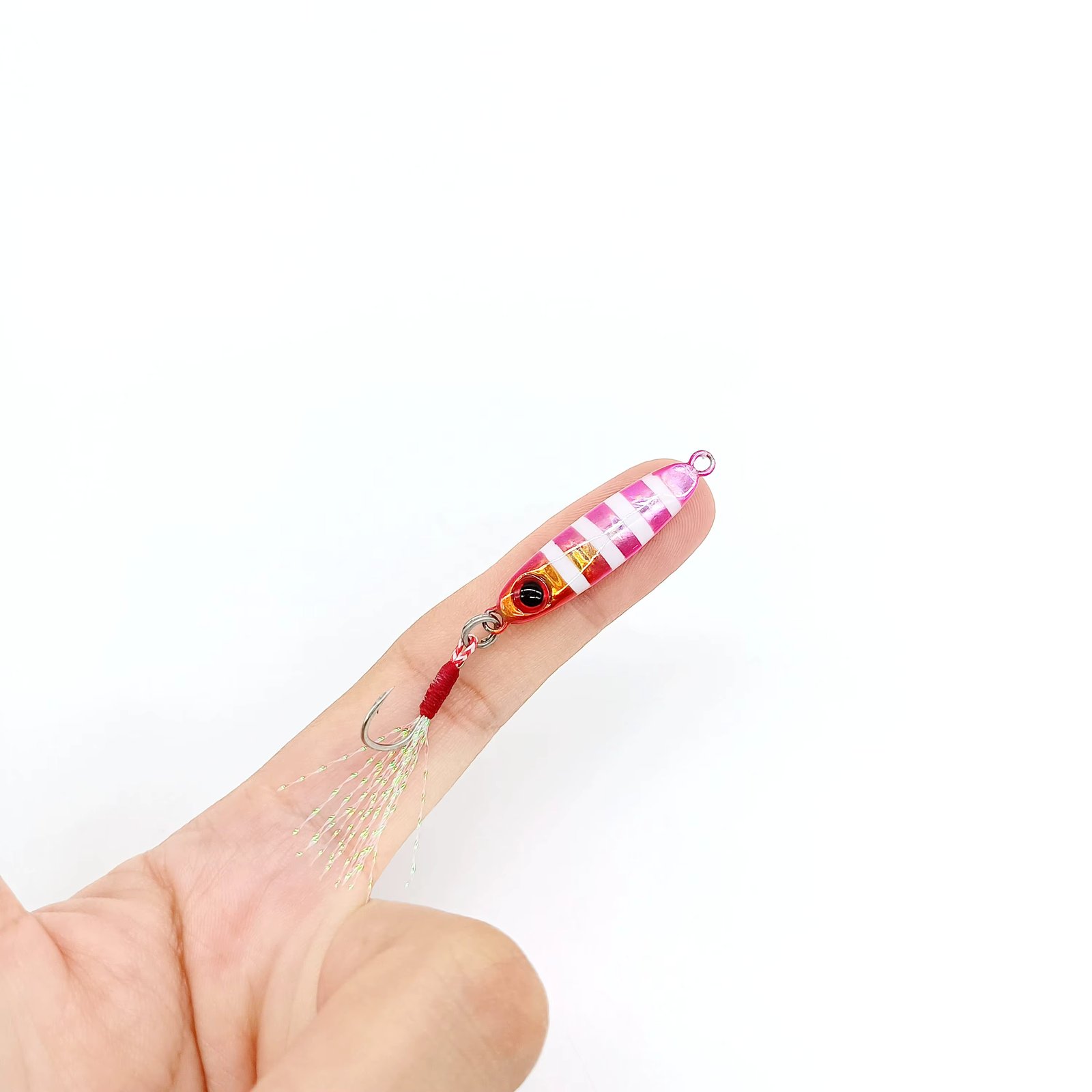 HOOFISH 1PCS Microjigging Fishing Lure 5.5g/32mm Mini Jig Bait Isca Artificial Jig with Single Hook Fishing Accessories