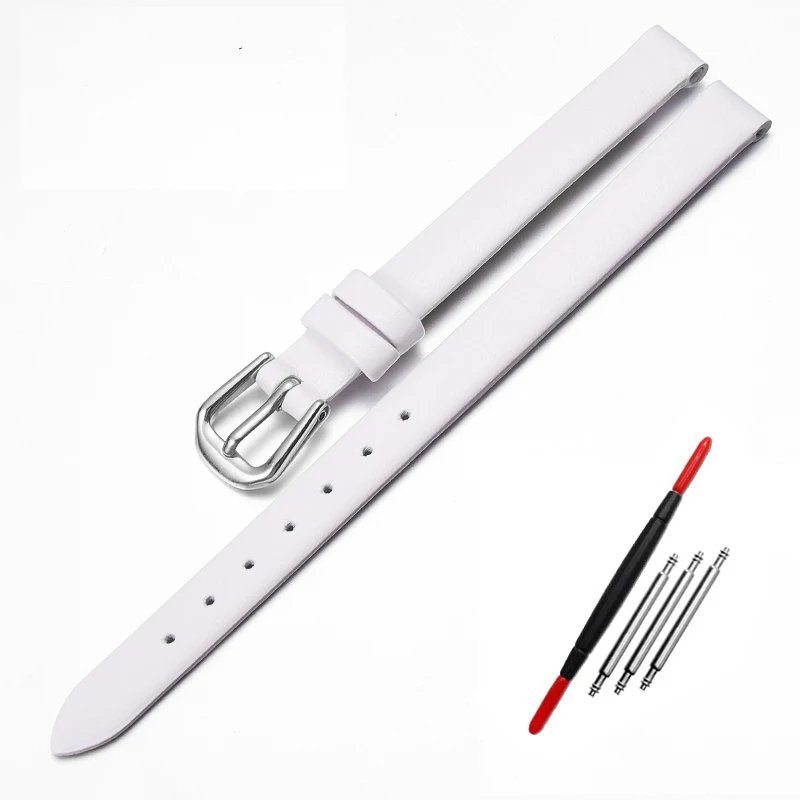 white silver buckle