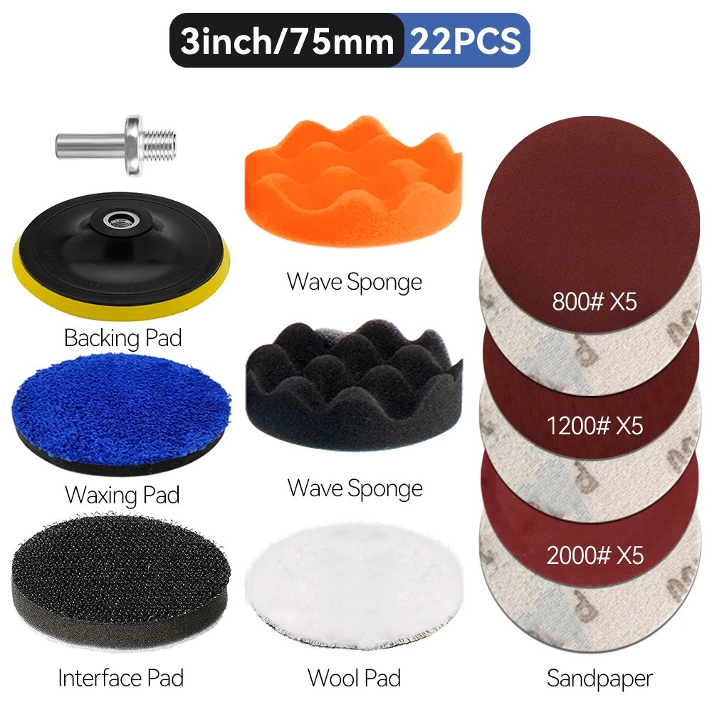 22PCS 800-1200-2000