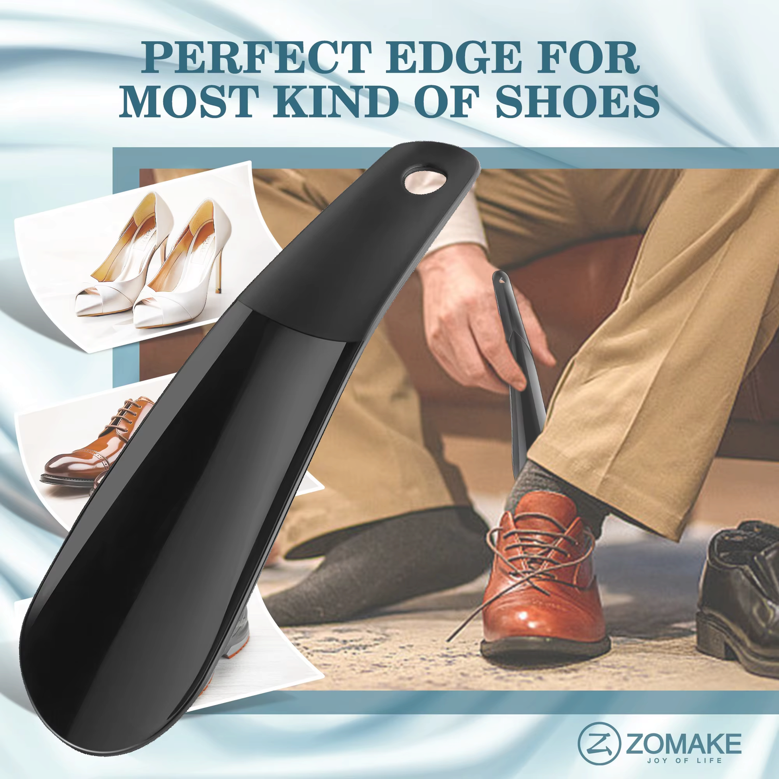 7.87in Plastic Shoe Horns Quality portable Travel Shoe Horn Lifter Mini ShoeHorn for Men Women Kids Shoe spoon Shoe Accessories