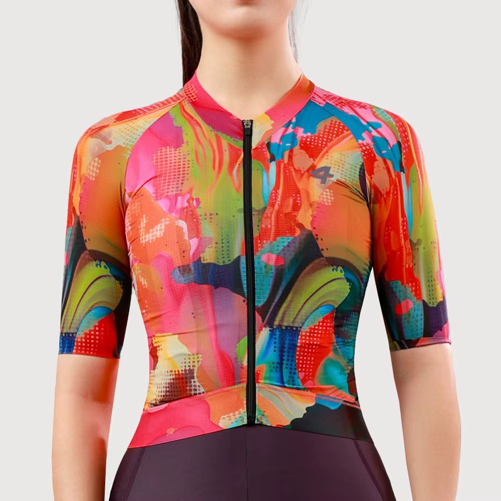 Ra Meda BETA + Level Half-sleeved JERGY 2024SSZ5128 (Women's art Red)