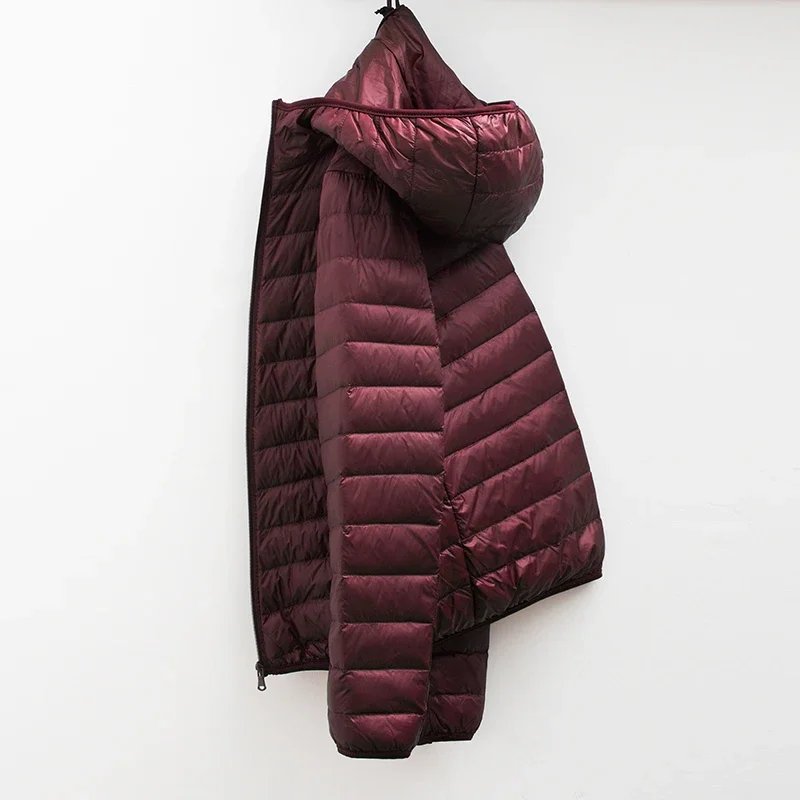 Wine red Hooded