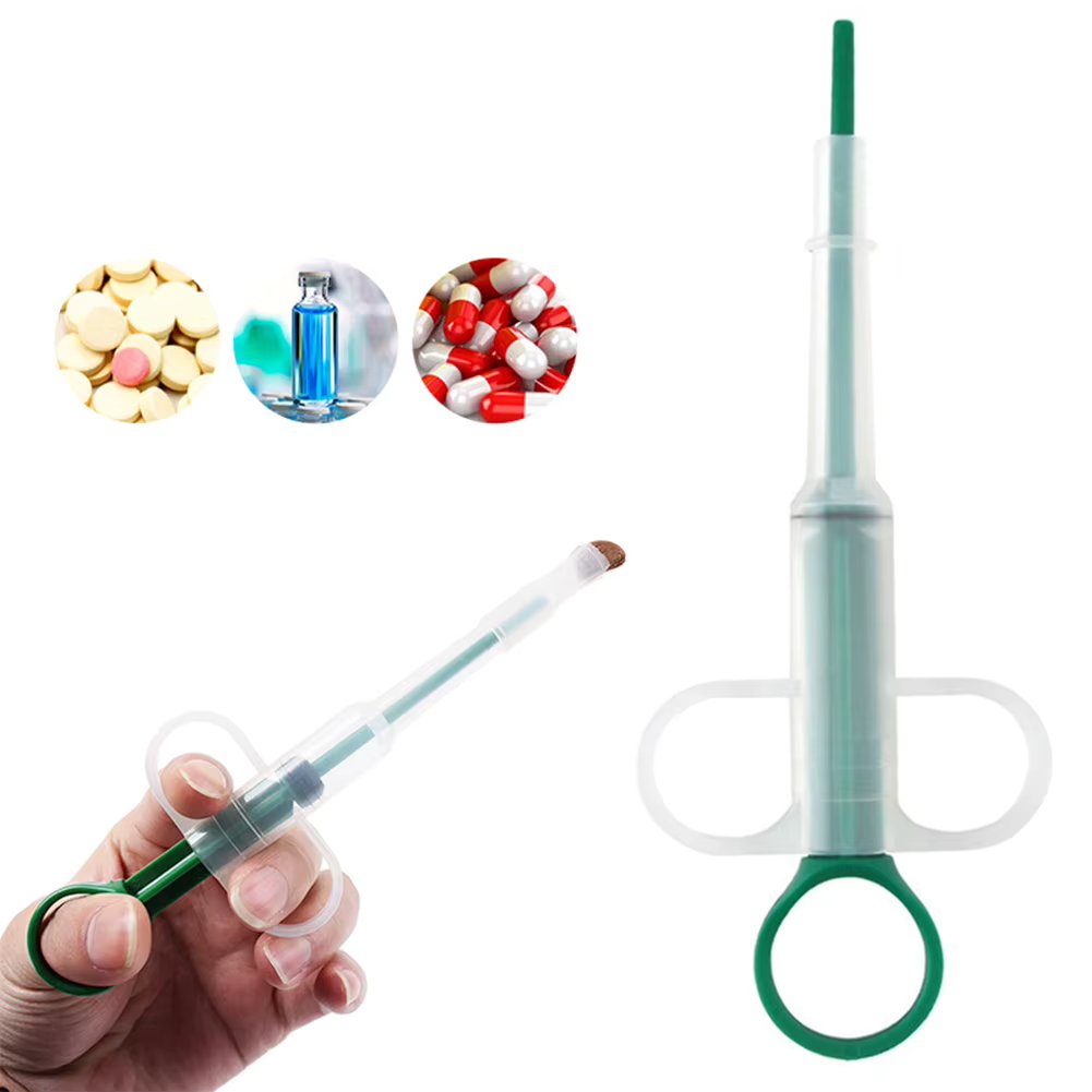 1PCS Pet Medicine Tablet Pill Piller Push Dispenser Medicine Water Milk Dog Cat Puppy Feeder Kit