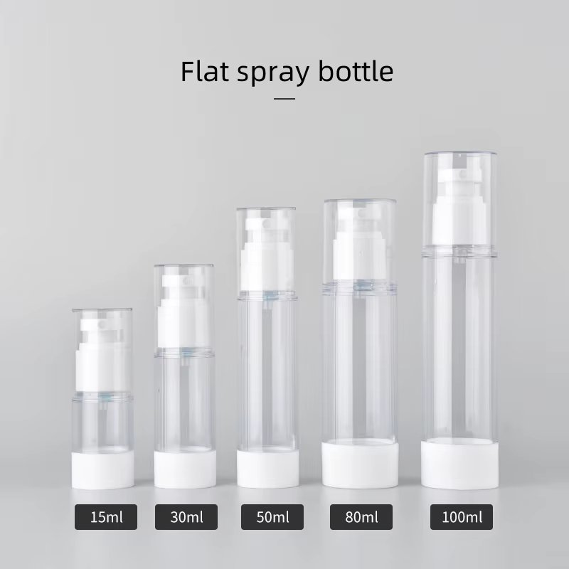 15/30/50/80/100ml AS Vacuum Clear Spray Dispenser Bottle Water Lotion Pressed Travel Empty Bottle Mini Portable Cosmetic
