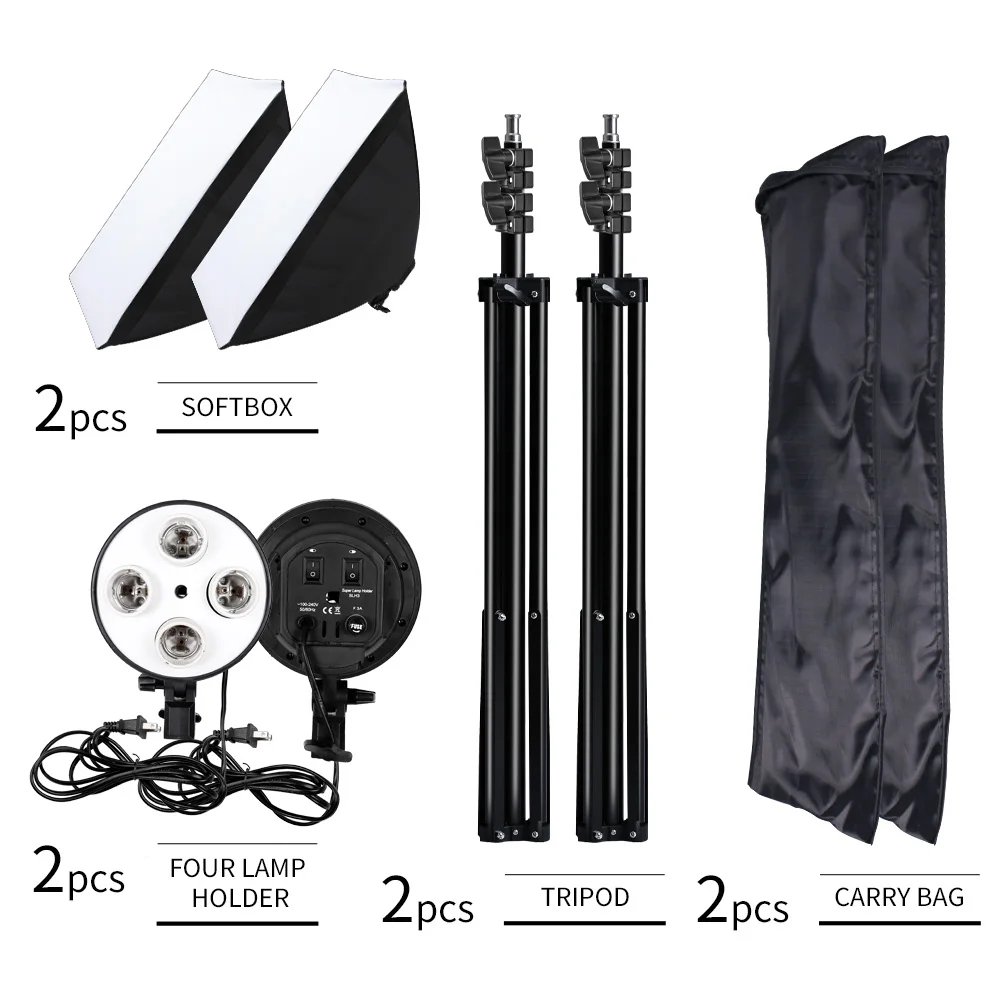 2pc Softbox tripod