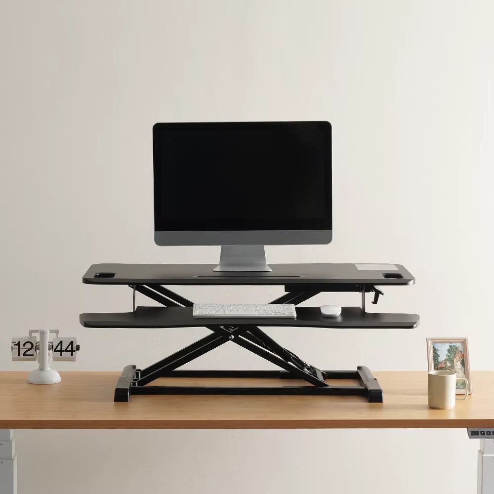 Dex Top Standing desk NS940 Black smart Mount height adjustable/dual monitor