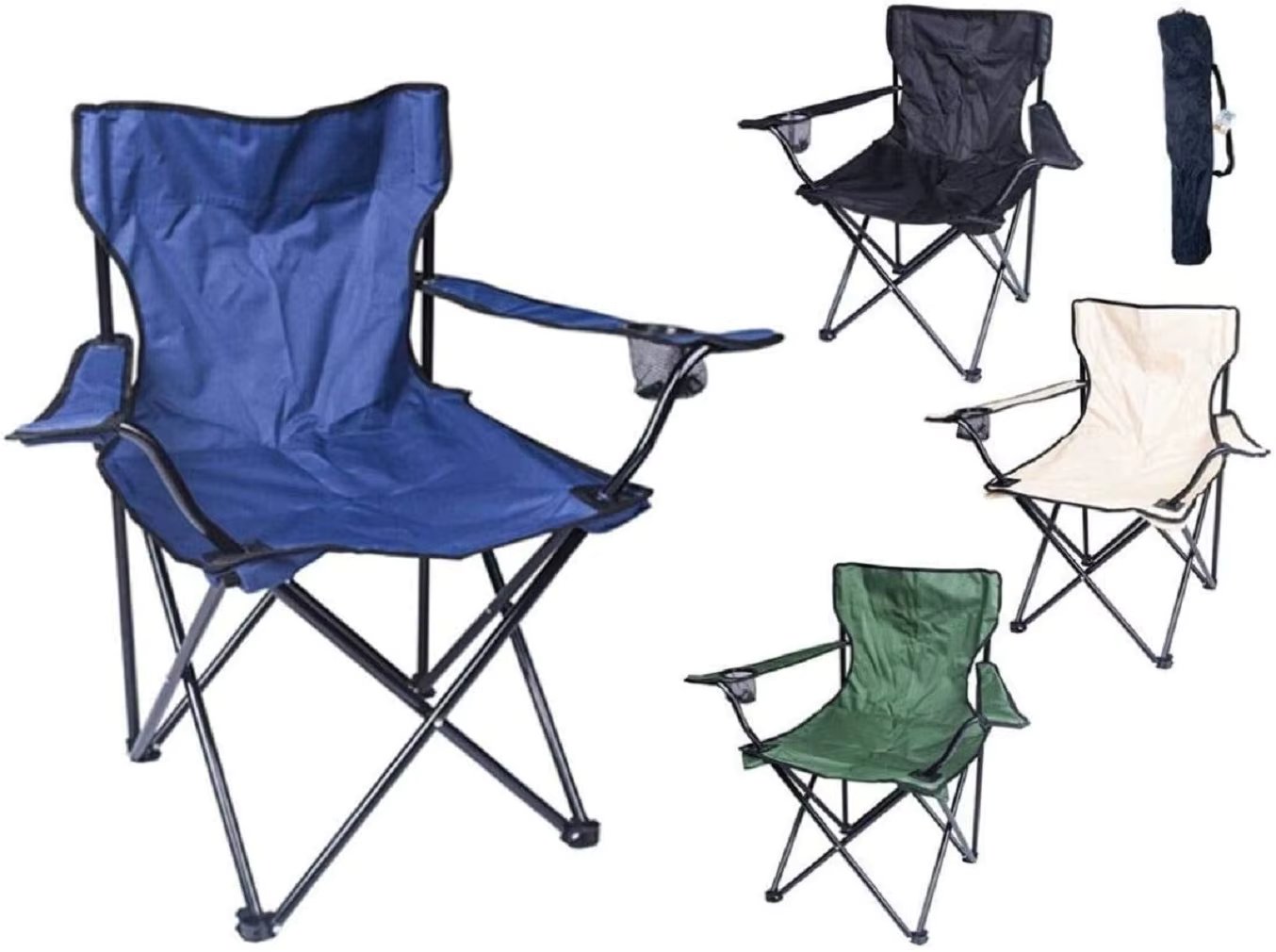 Ocean Beach folding chair 50x50x80 cm sun lounger Terrace Garden summer furniture bag