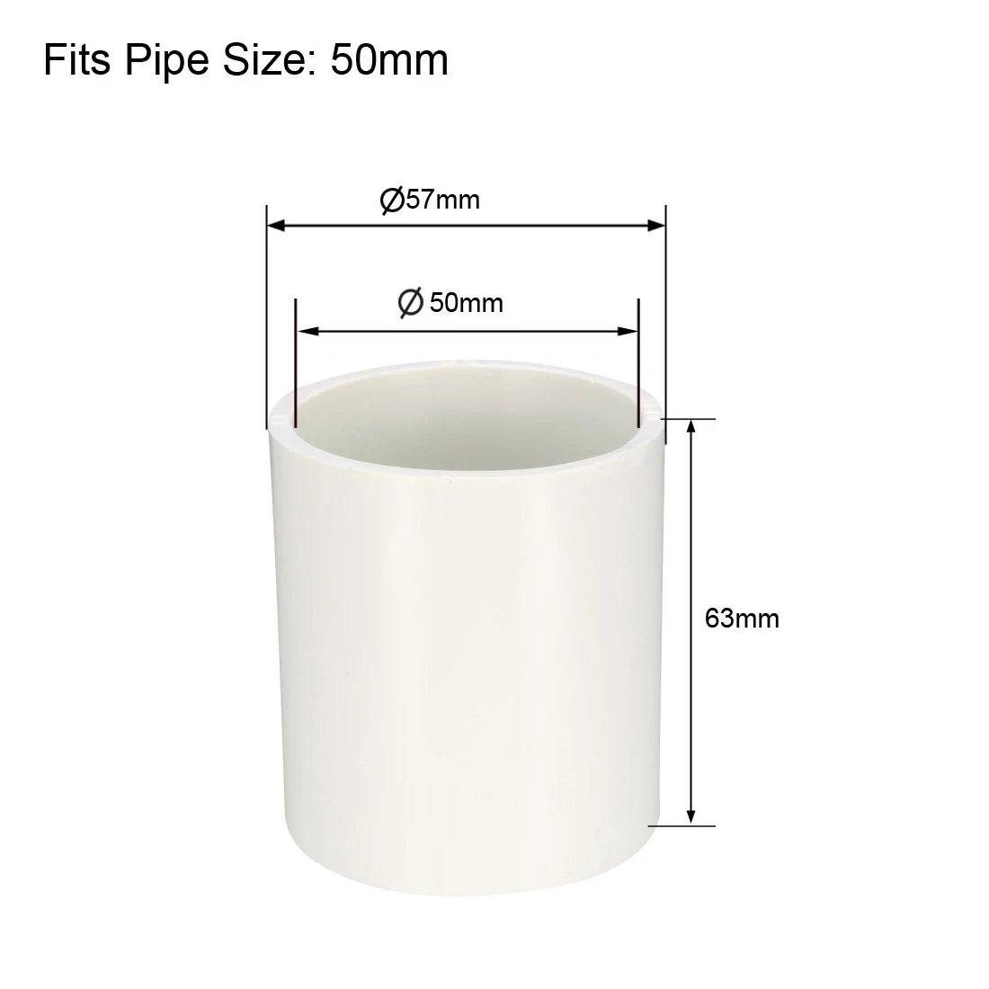 White 50mm 5Pcs