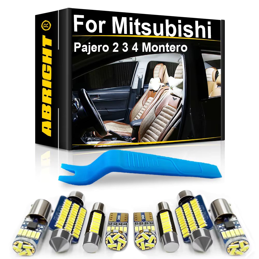 Car Interior LED Lights For Mitsubishi Pajero 2 3 4 Montero Shogun MK2 MK3 MK4 V20 V60 V80 V73 V93 1990-2020 Accessories Canbus