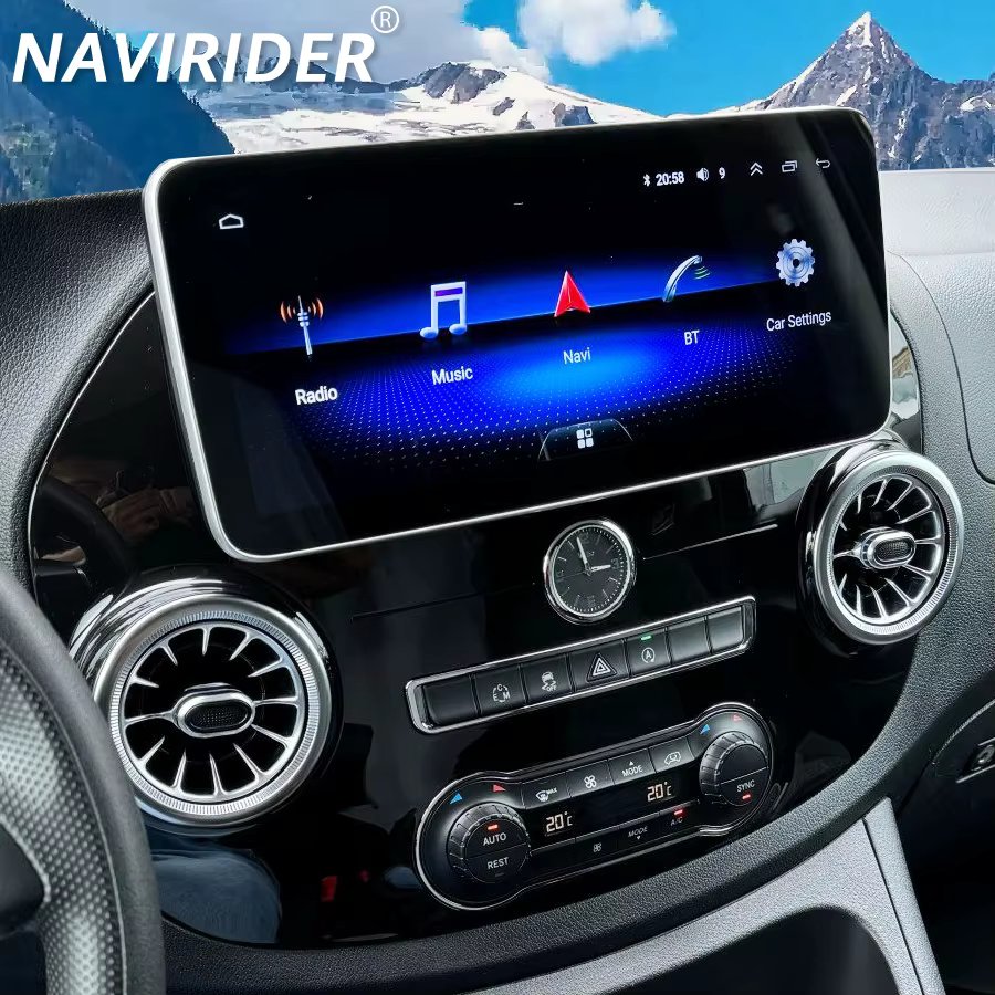 12.3inch Android 14 Radio Touch Screen For Mercedes Benz Vito 3 116 W447 Car Multimedia Video Player Auto GPS Navigation Carplay