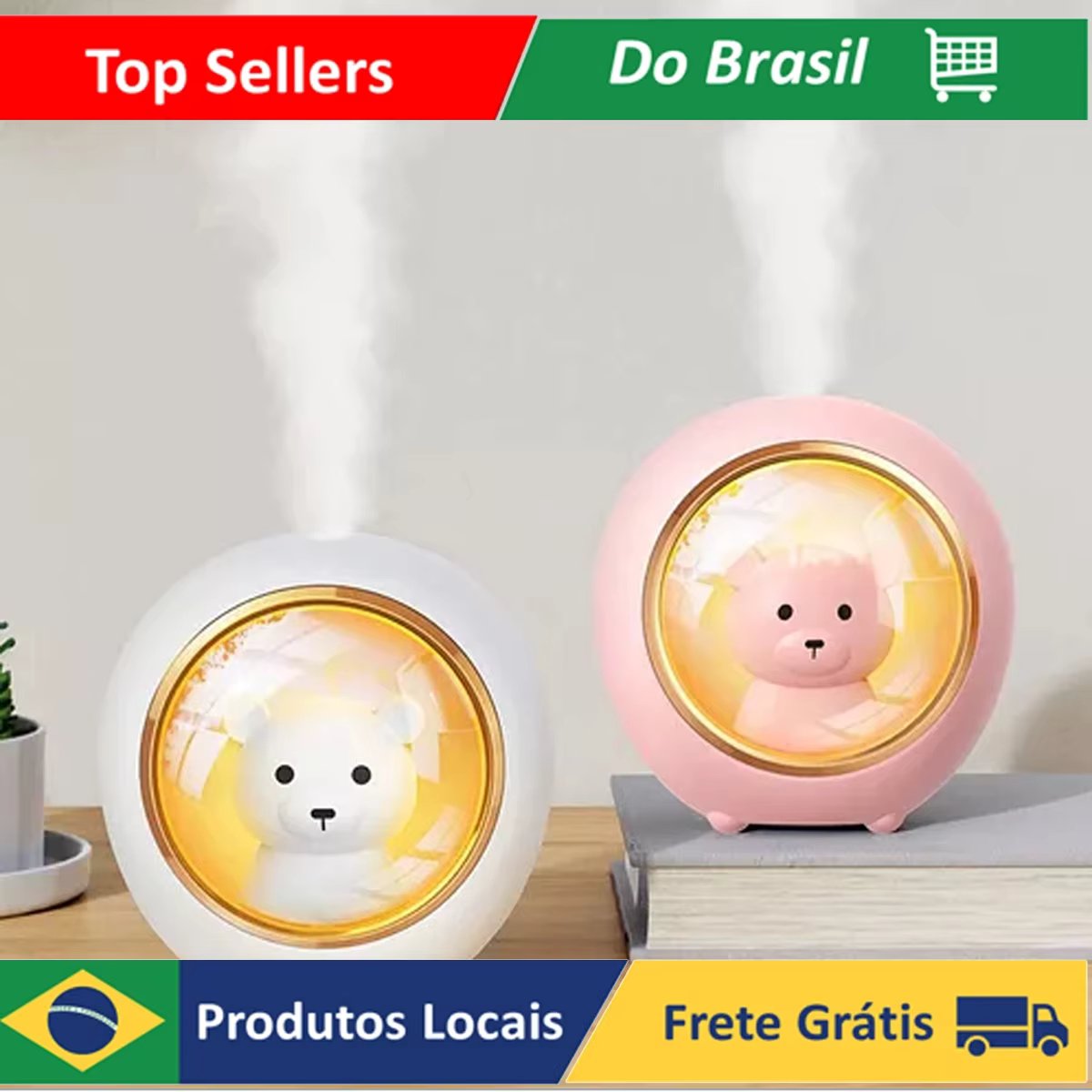 Air Humidifier Diffuser Lampshade Portable Air Teddy Bear Led K15 Luuk Young