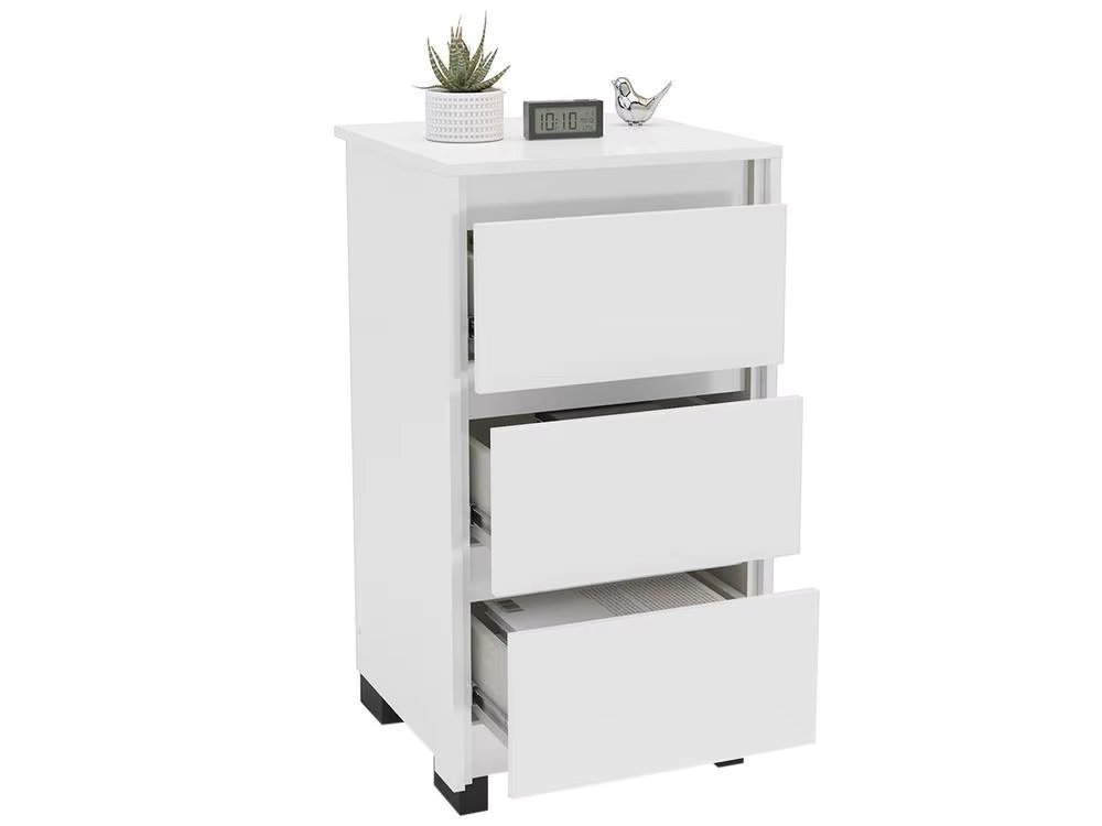 3 Drawers Coimbra Politorno Bedside Table