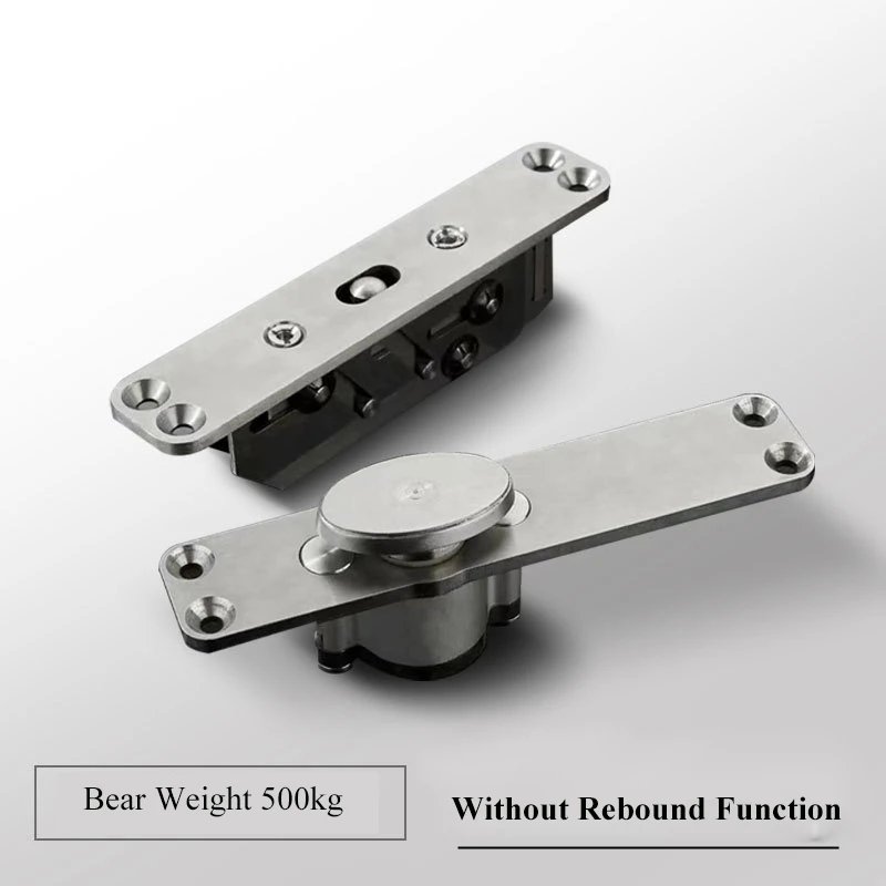 300kg/500kg Floor Hinge Invisible Hinge Automatic Rebound Positioning Door Closer Rotating Offset Door Hardware Accessories