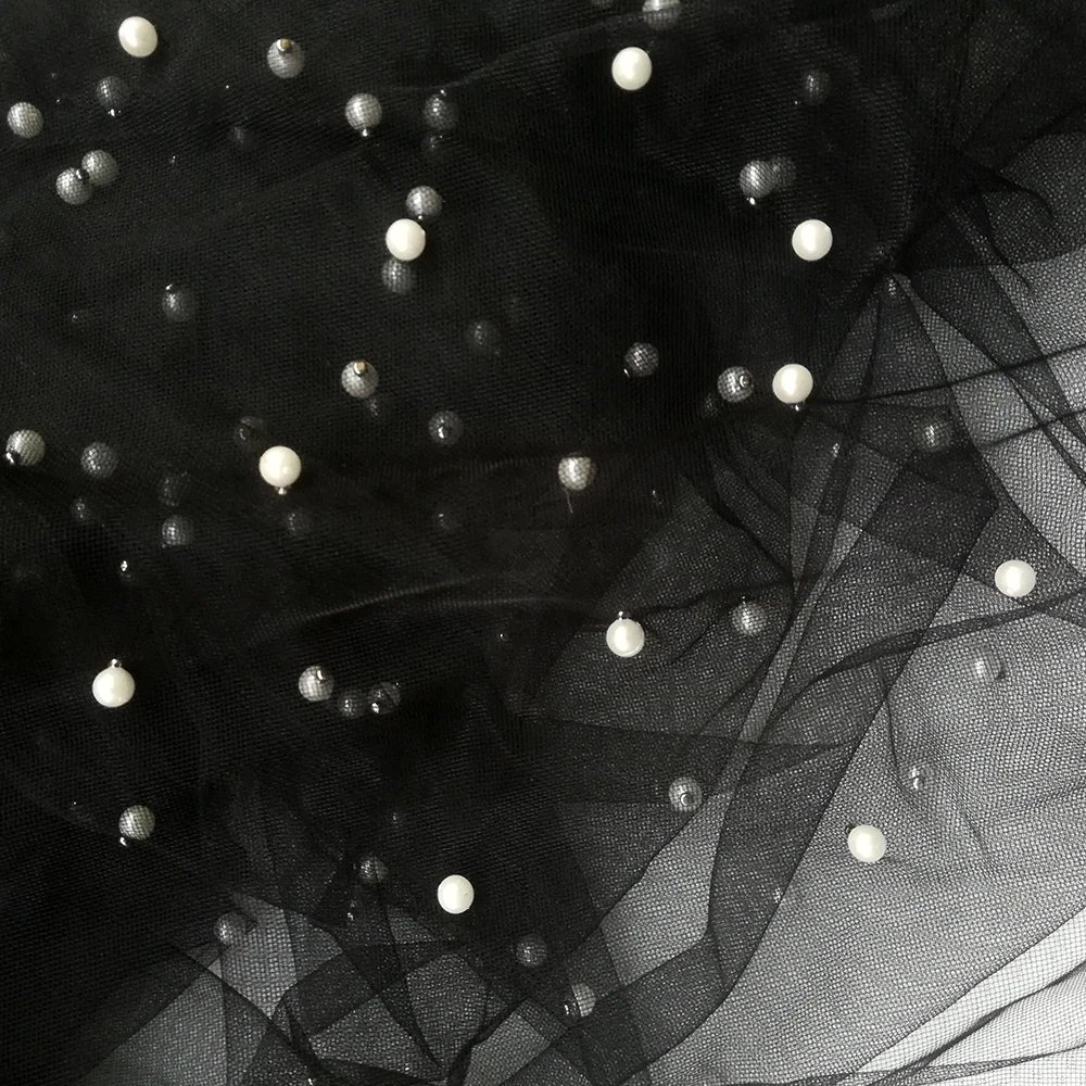White beads