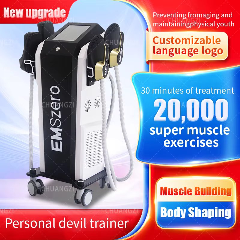 EMSzero 6500W 200HZ Body Slimming Machine Muscle Sculpt Fat Removal EMSzero CE Certification Optional Pelvic Cushion