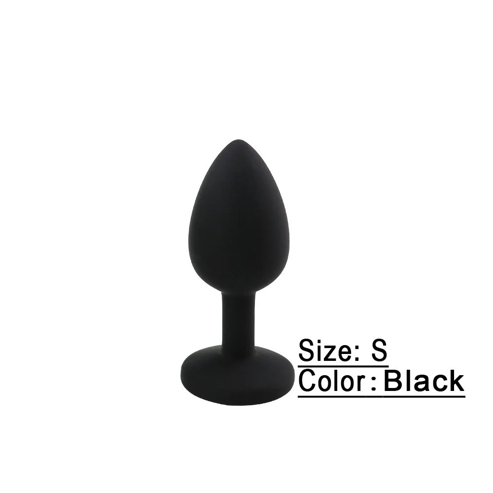 New Silicone Butt Plug Anal Plug Unisex Sex Stopper 3 Different Size Adult Toys for Men/Women Anal Trainer for Couples