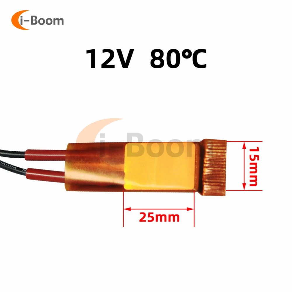 AC/DC 12V 24V 110V 220V PTC Constant Thermostat Thin film Electric Heating Element Ceramic Heater 60 100 150 170 200 230 270 ℃