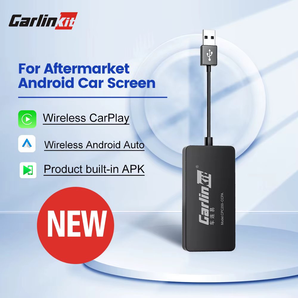 CarlinKit Wireless CarPlay Dongle & Wired Android Auto CarPlay Dongle Car USB Adapter For Modified Android Car Radio Mirrorlink