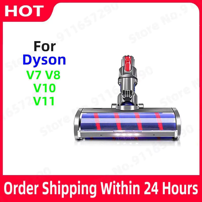 Motorized Floor Brush Head Tool For Dyson V8 V7 V10 V11 Vacuum Cleaner Sweeper Roller Head Floor Brush Replacement Accessories
