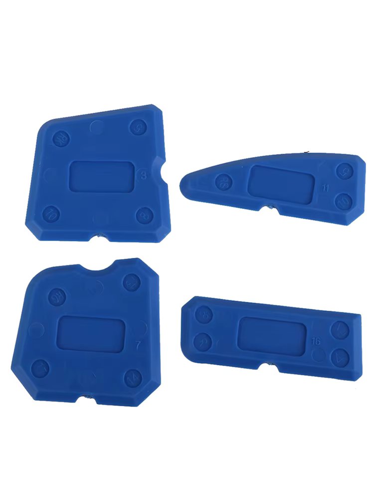 4Pcs Caulking Tool Kit Silicone Joint Sealant Spreader Spatula Scraper Edge Repair Tools Floor Tile edges Cleaner Hand Tool