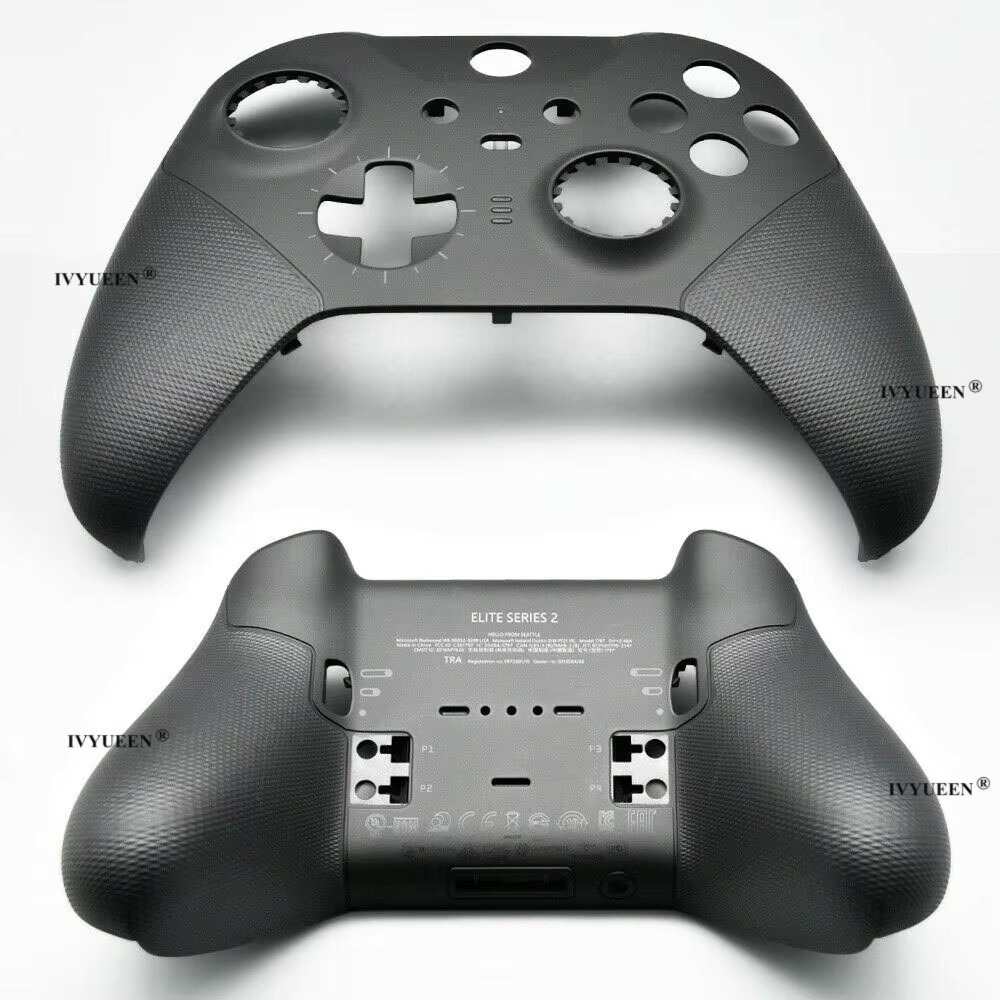 IVYUEEN for XBox One Elite Series 2 Core Original Controller Black Front Back Housing Shell Case Middle Frame Cover Repair Parts